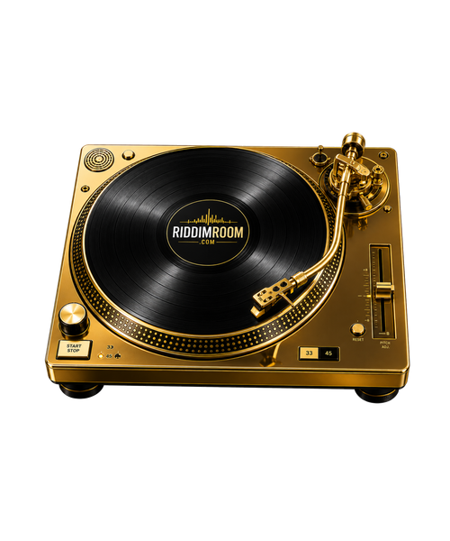 Gold Turntable RiddimRoom T-Shirt