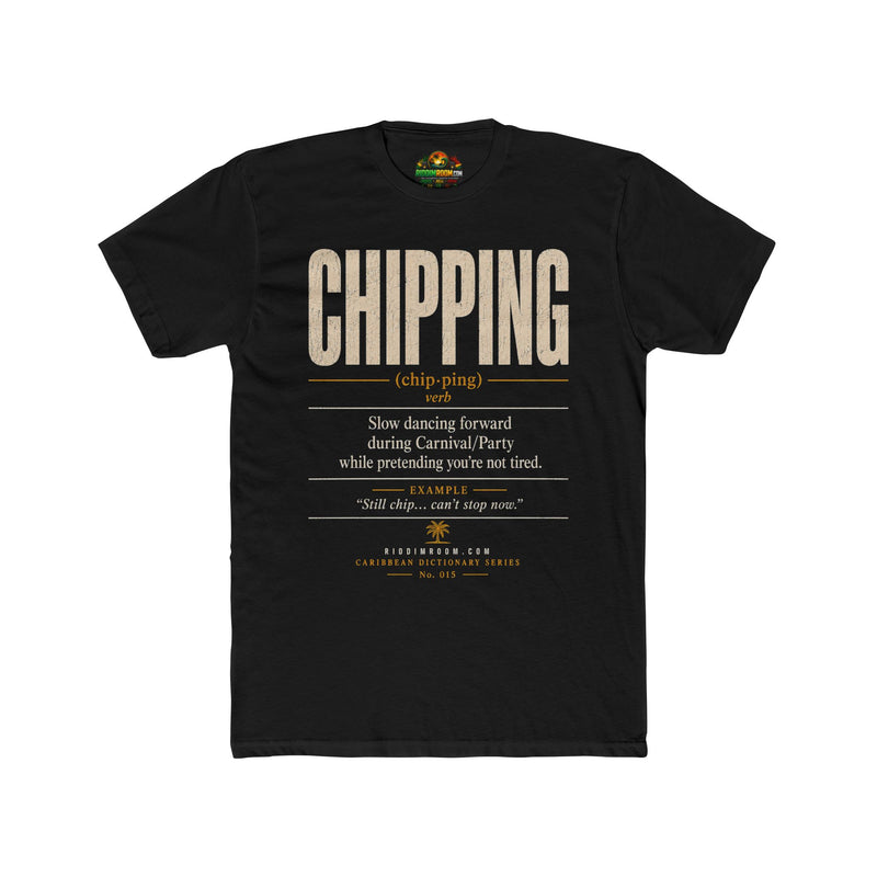 Chipping T-Shirt - RiddimRoom solid black Caribbean culture t-shirt