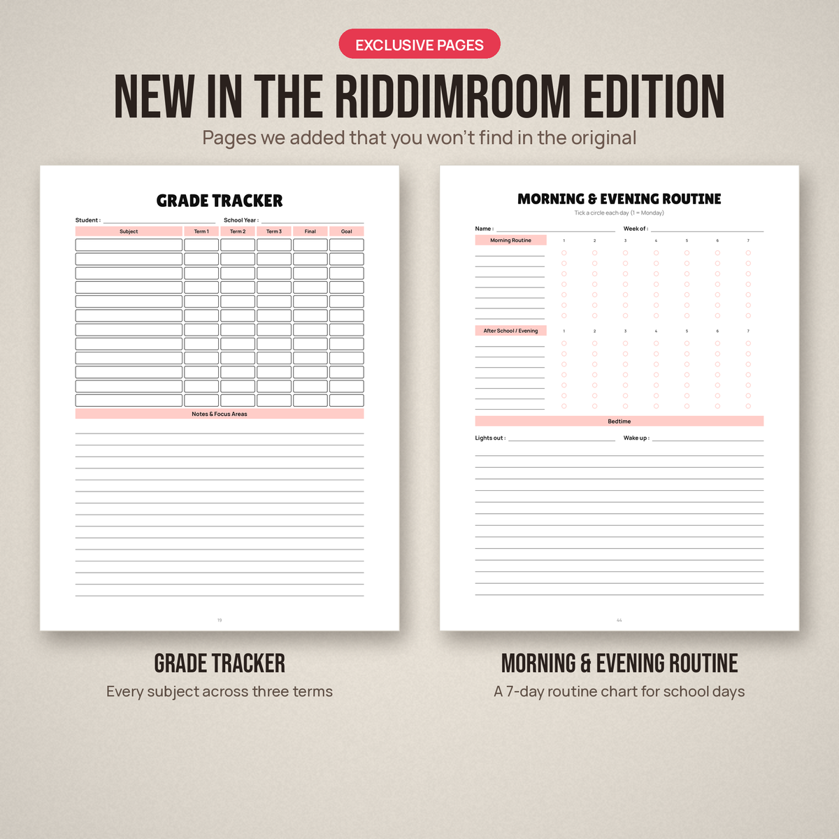 Exclusive pages added in the RiddimRoom edition