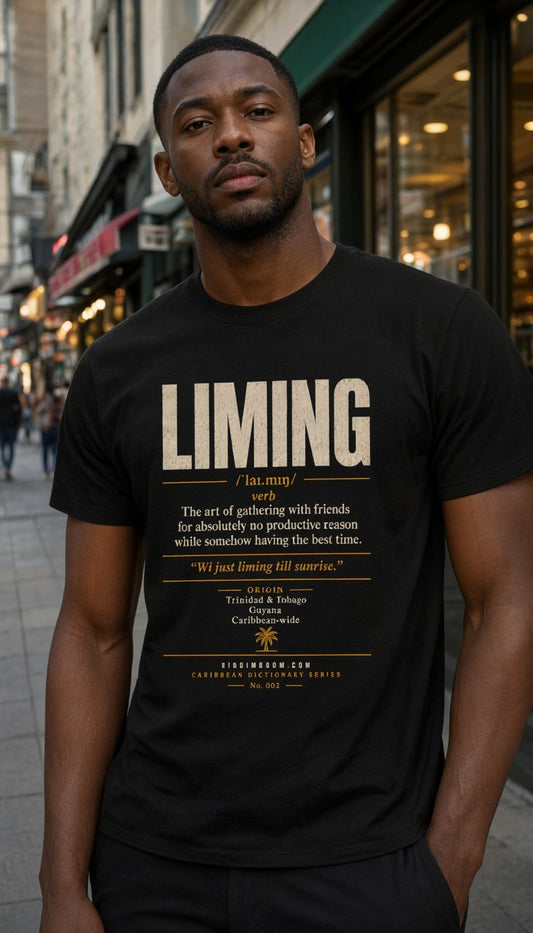 Liming T-Shirt — T-shirt mockup worn by a model in a cinematic urban setting