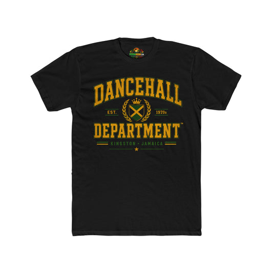 Dancehall Department - RiddimRoom solid black Caribbean culture t-shirt