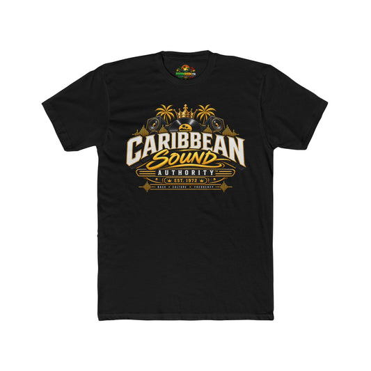 Caribbean Sound Authority - RiddimRoom solid black Caribbean culture t-shirt