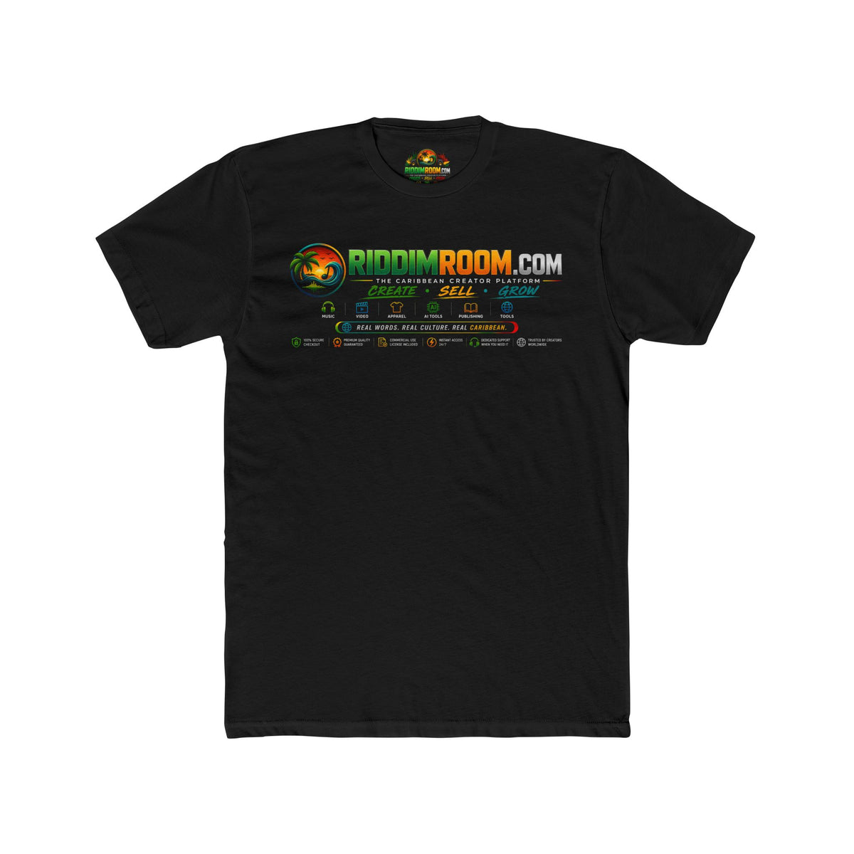 RiddimRoom.com Banner Logo Tee