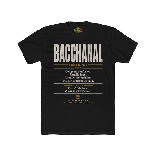 Bacchanal T-Shirt - RiddimRoom solid black Caribbean culture t-shirt