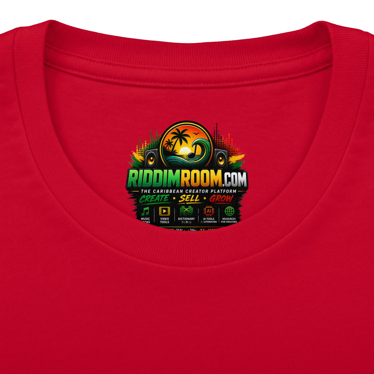 Built Different — RiddimRoom Caribbean culture t-shirt, product photo 24