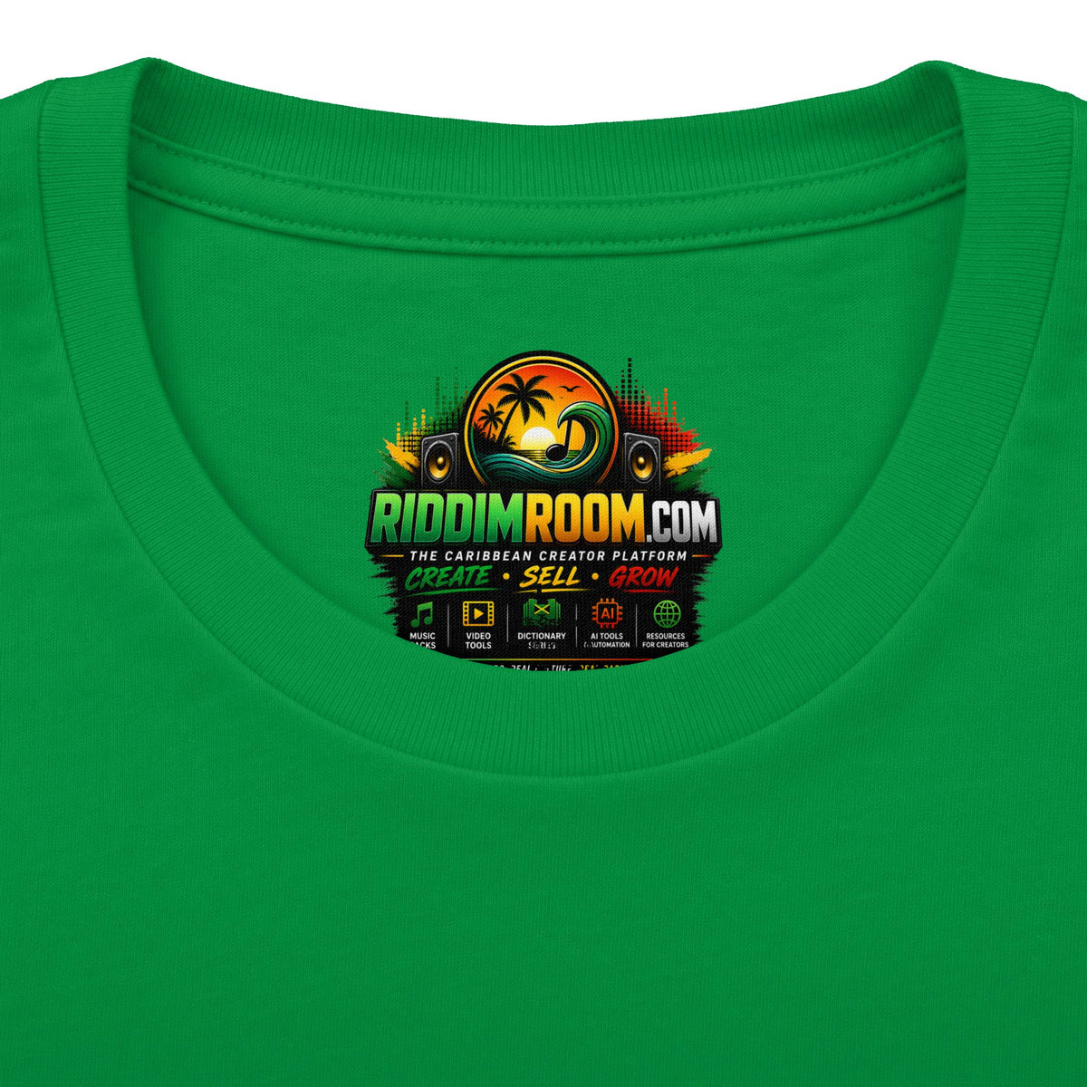 Built Different — RiddimRoom Caribbean culture t-shirt, product photo 18