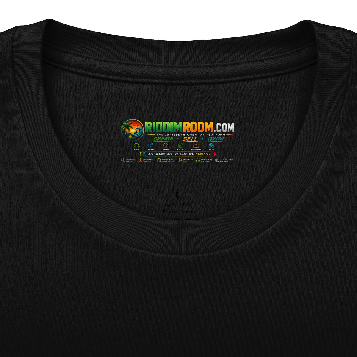 Soon Come T-Shirt — RiddimRoom Caribbean culture t-shirt, product photo 4
