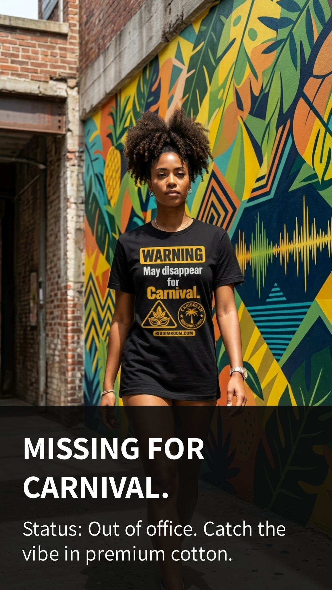 Caribbean Warnings tee: May disappear for Carnival.