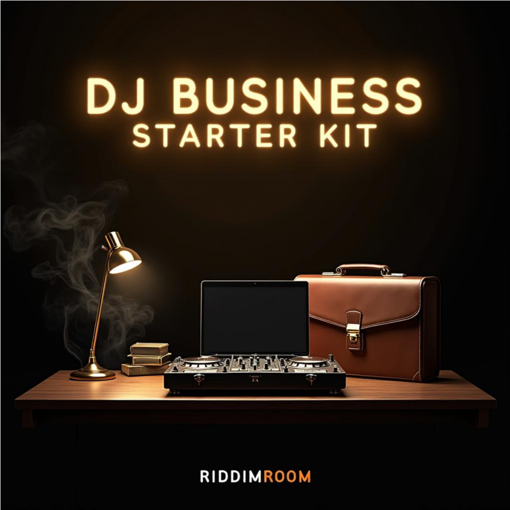 Cover artwork for DJ Business Starter Kit — Booking, Pricing & Content Templates — RiddimRoom printable digital download