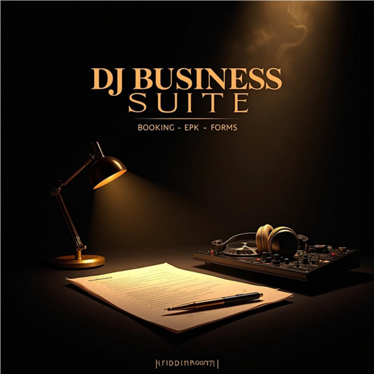 Cover artwork for DJ Business Suite — RiddimRoom printable digital download
