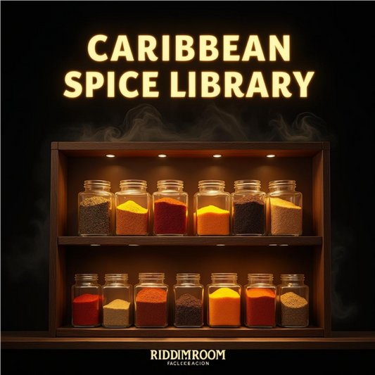 Cover artwork for The Caribbean Spice Library — RiddimRoom printable digital download